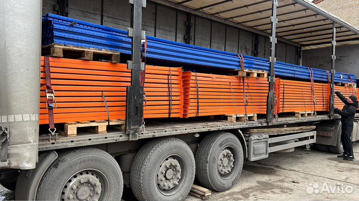 Фронтальные стеллажи складские паллетные Констрактор бу № 9855