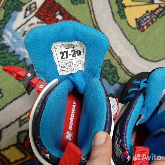 Коньки детские раздвижные nordway