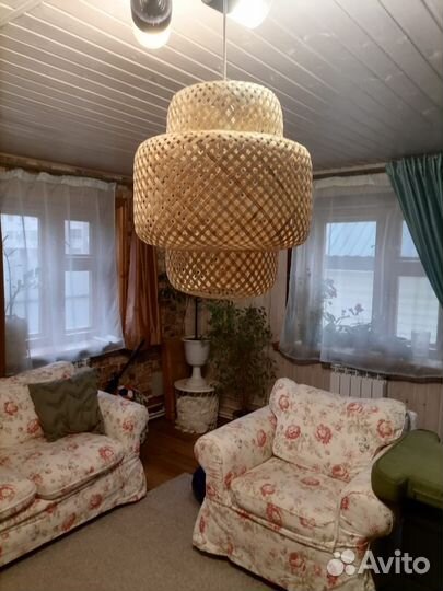 Плетёный абажур IKEA