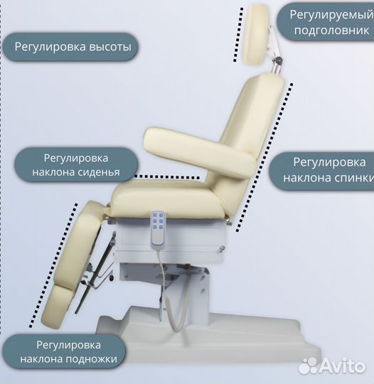 Педикюрное кресло с Электроприводом Сириус-10