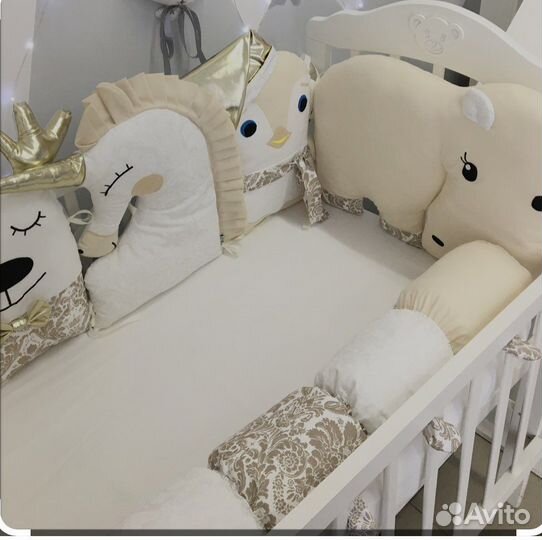 Бортики в детскую кроватку