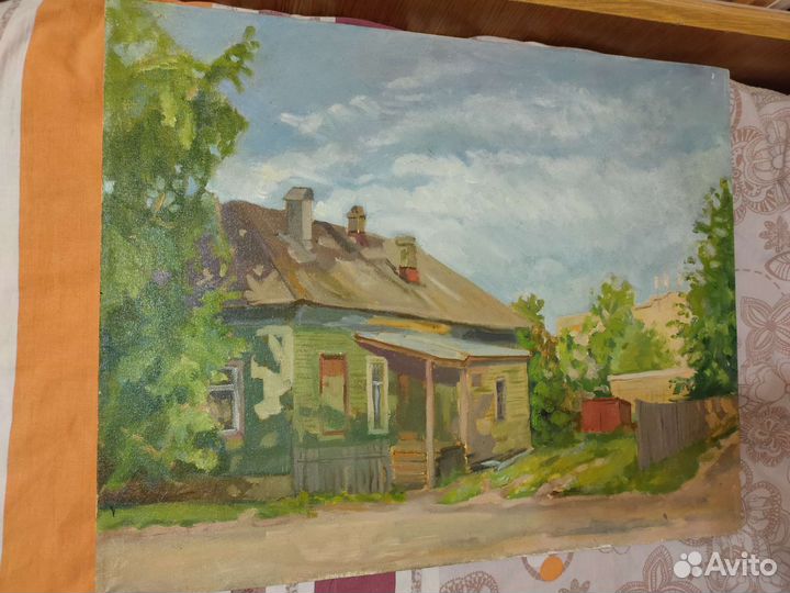 Картина старого дома