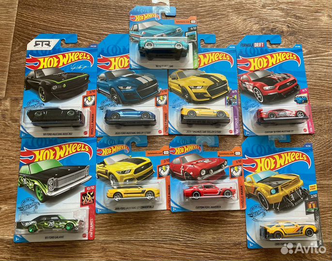 Hot wheels - Ford (9 моделей)