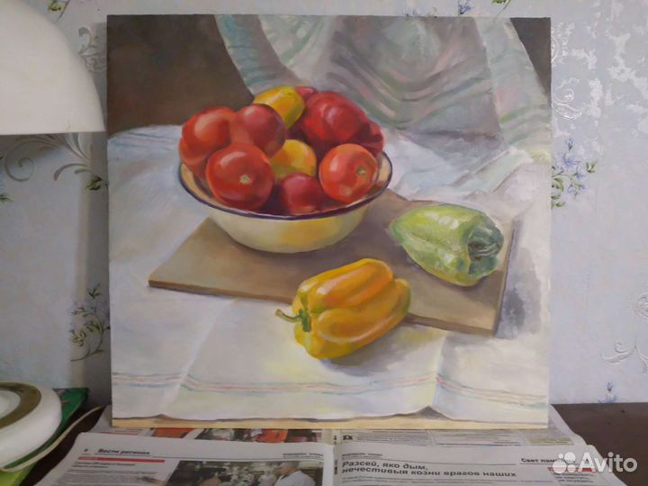 Картина маслом Урожай