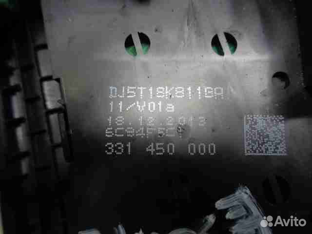 Панель управления магнитолой Ford Escape 3 DJ5T18K