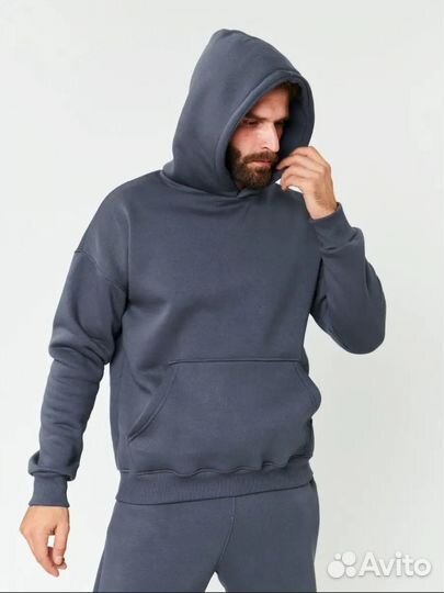 Спортивный костюм на флисе унисекс теплый новый