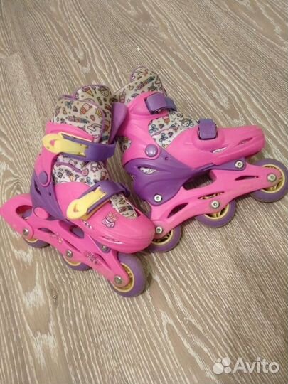 Роликовые коньки детские раздвижные