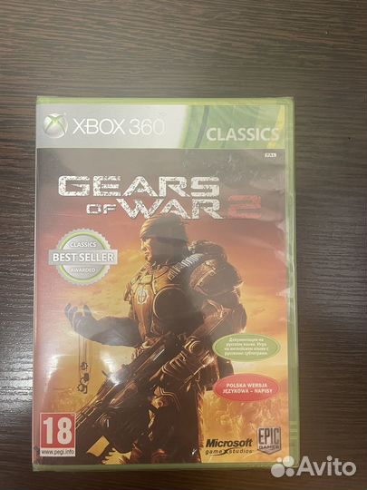 Игра для приставки xbox 360 gears of war2