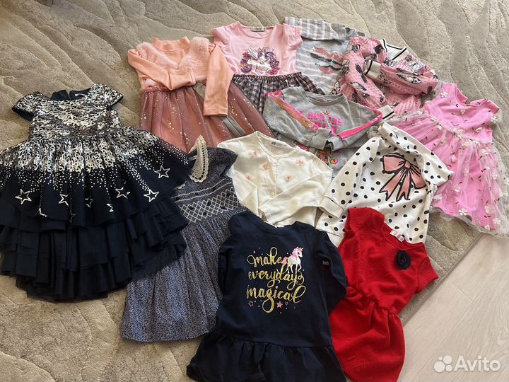 Вещи пакетом на девочку 98-104