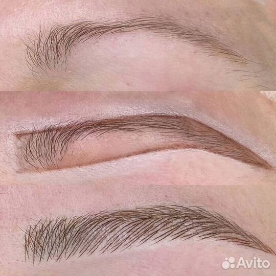 Микроблейдинг бровей волоски 6D