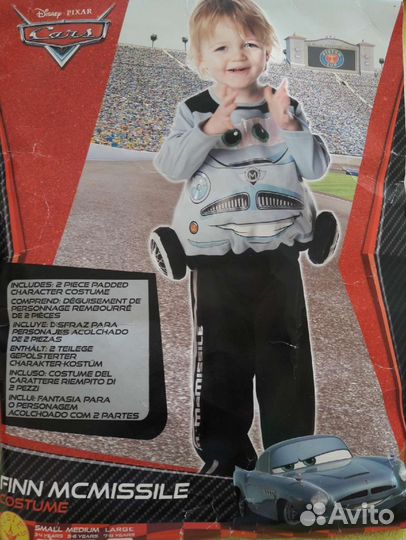 Костюм Тачки Disney новый