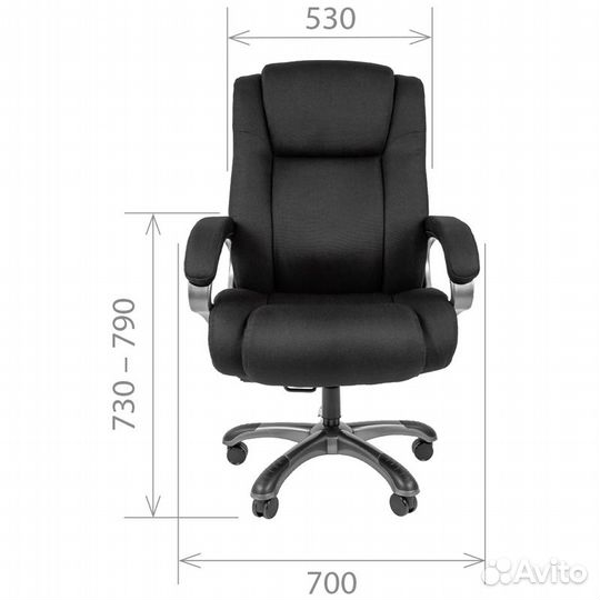 Кресло руководителя Chairman 410, черное