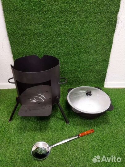 Казан 10 литров печь шумовка