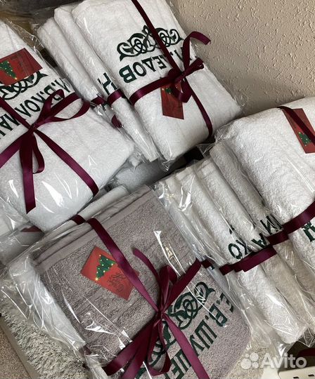 Халат с вышивкой полотенца с вышивкой