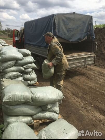 Чернозем в мешках