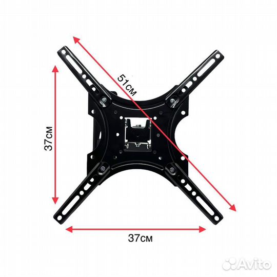 Кронштейн для телевизора поворотный x400