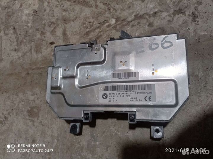 Блок управления задним монитором бмв е65/е66