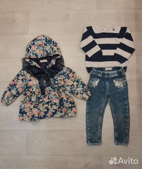 Пакет одежды на девочку 86-92