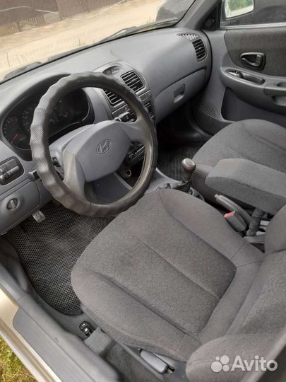 Hyundai Accent 1.5 МТ, 2005, 141 000 км