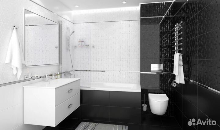 Laparet Tabu Плитка настенная чёрный 30х60