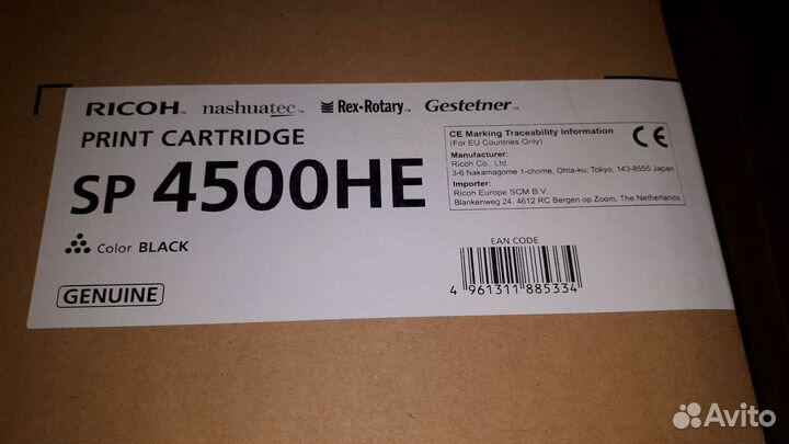 Картридж SP 4500HE Оригинал