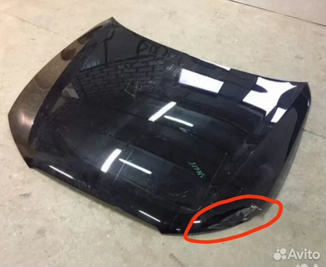 Капот с дефектом Audi A6 2014