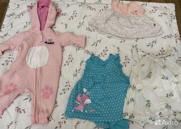 Пакет с вещами девочка 68 размер