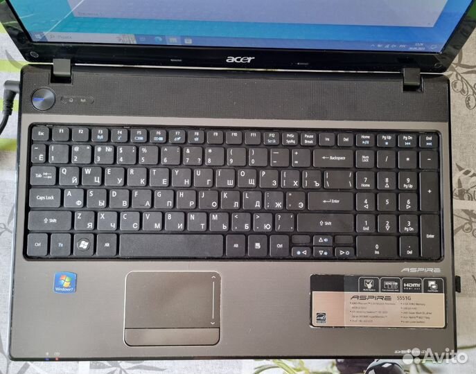 Acer aspire 5551g