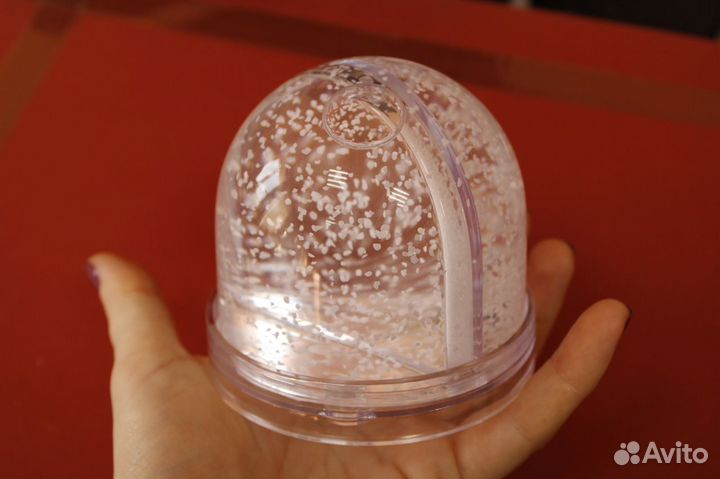 Сфера водяная с хлопьями декоративная для фото