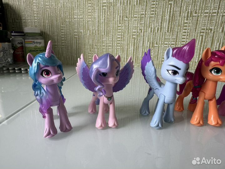 My little pony набор сияющие сцена 9 пони