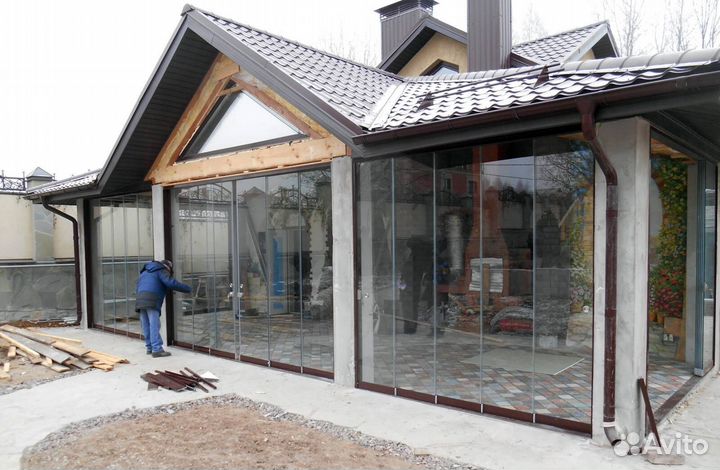 Безрамное остекление любой сложности