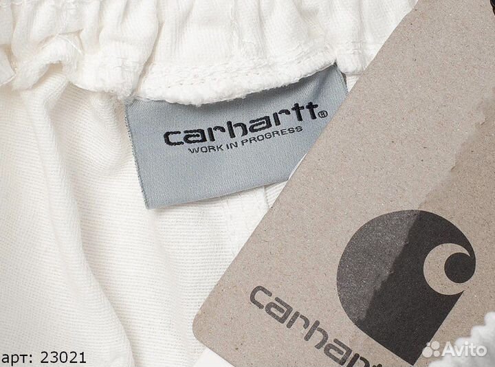 Штаны Carhartt cloud white Белые