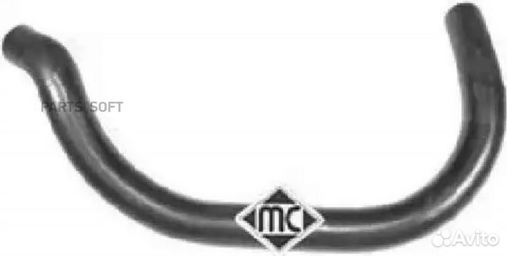 Metalcaucho 09021 деталь патрубок