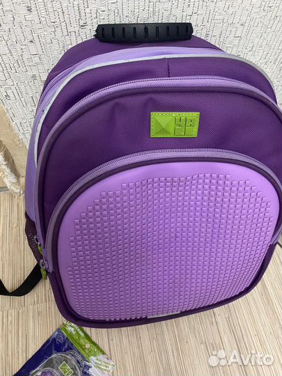 Рюкзак школьный пиксельный