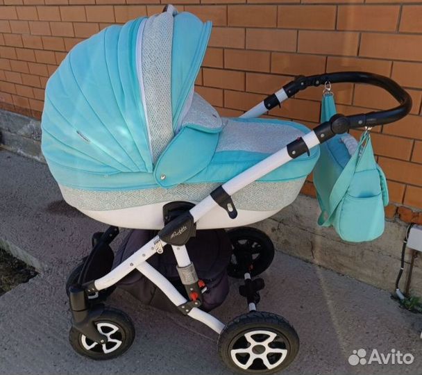 Коляска с люлькой и прогулочная 2в1 Adamex