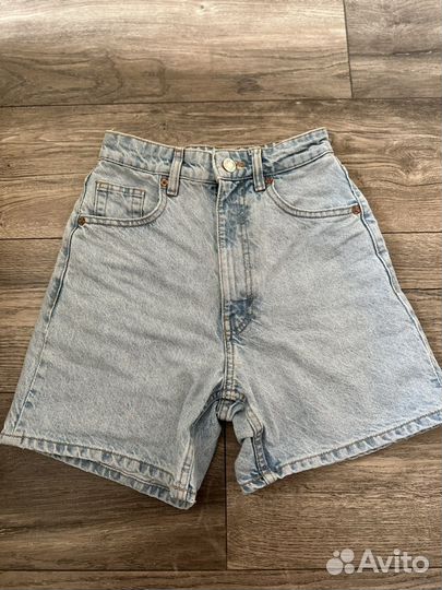 Джинсовые шорты zara 32