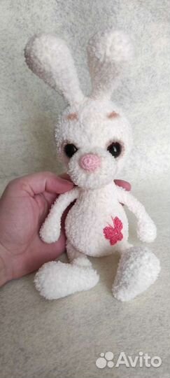 Заяц, кролик, ручная работа, вязаный крючком