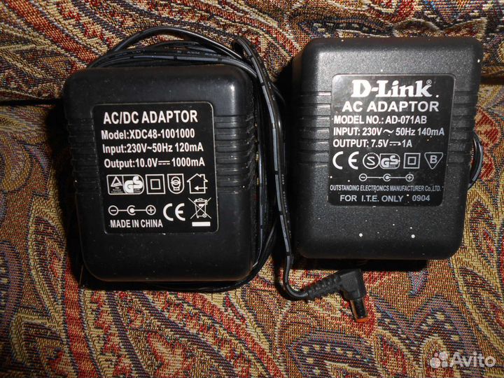 Адаптеры питания и программируемый пульт