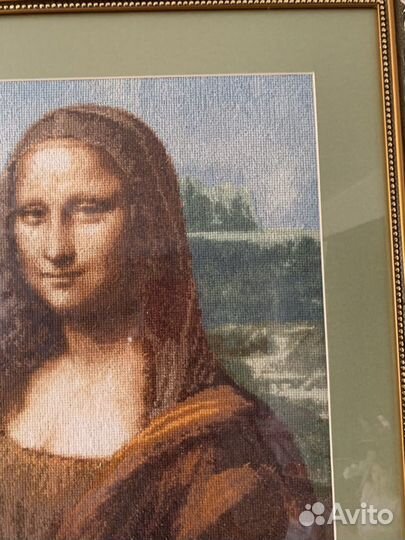 Картина в технике «вышивка крестом» «Джоконда»