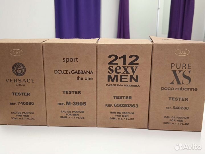 Духи мужские тестера
