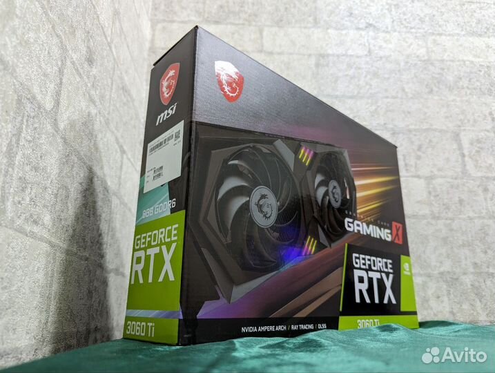 Видеокарта Rtx 3060ti Msi Gamig X.Чек.Сост нов