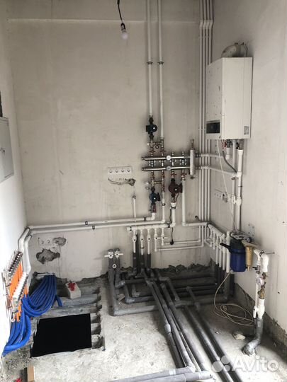 Монтаж отопления,водоснабжения