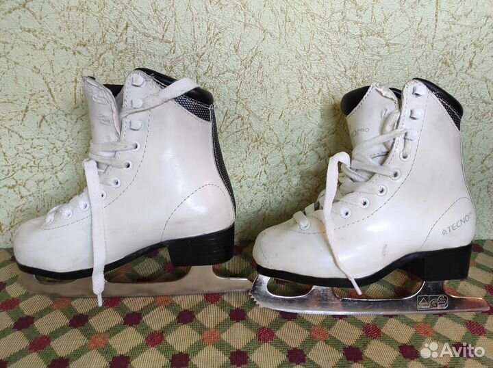 Коньки фигурные 28 размер Tecno pro, б/у