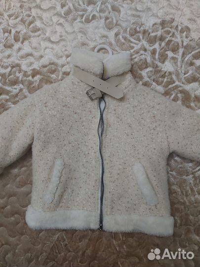 Меховая косуха на девочку 3года