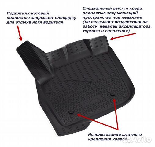 Коврики Norplast Nissan Tiida 2007-2015