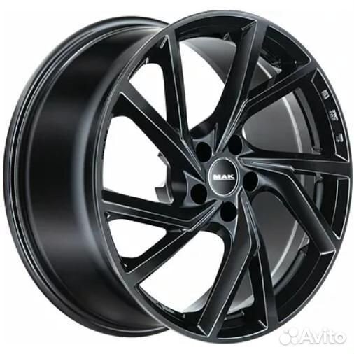 Диски MAK Kassel 7.5x19 5*114.3 ET47 DIA67.1 Gloss Black Литой