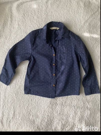 Рубашка mango для мальчика р-р 98-104