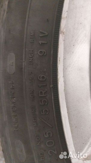Диски с резиной летней 205 55 r16 (5х114,3). Civic