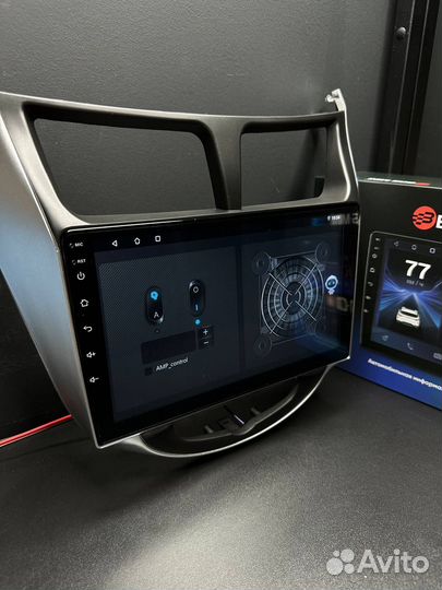 Магнитола android на Hyundai Solaris 2014