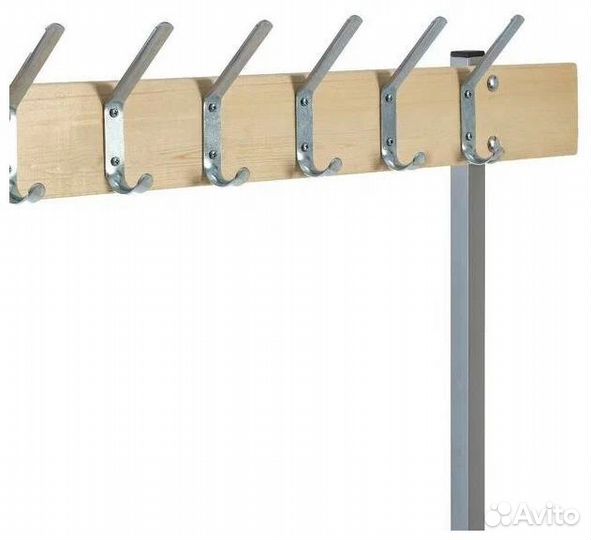 Скамья с вешалками, длина 1,5 метра